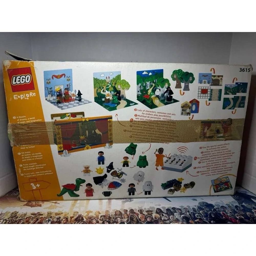 Vintage Lego Duplo Playhouse Theatre Stories #3615 - Working Sound 100% Complete
